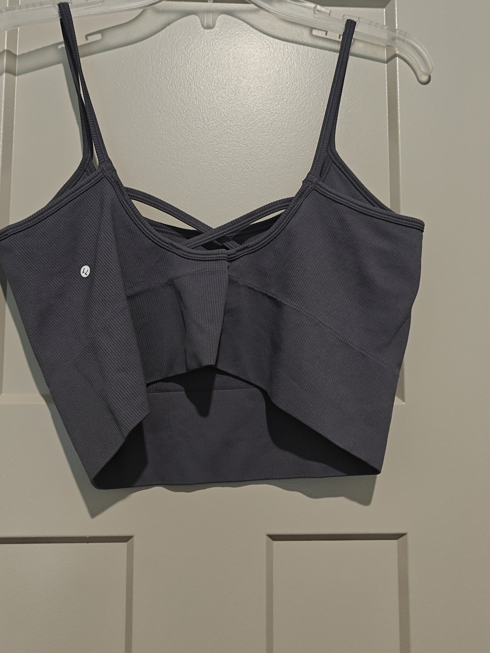Athleta Ribbed Crop Tank - Lavender - Picture 2 of 3